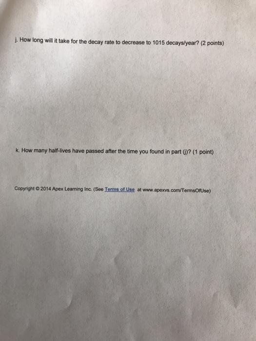 Solved Question 2 (20 Points) A Sample Of Carbon-14 | Chegg.com