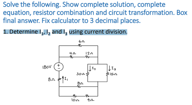 Solved Solve The Following. Show Complete Solution, Complete | Chegg.com