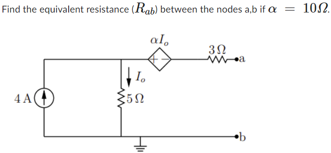 Solved Find The Equivalent Resistance (Rab) Between The | Chegg.com