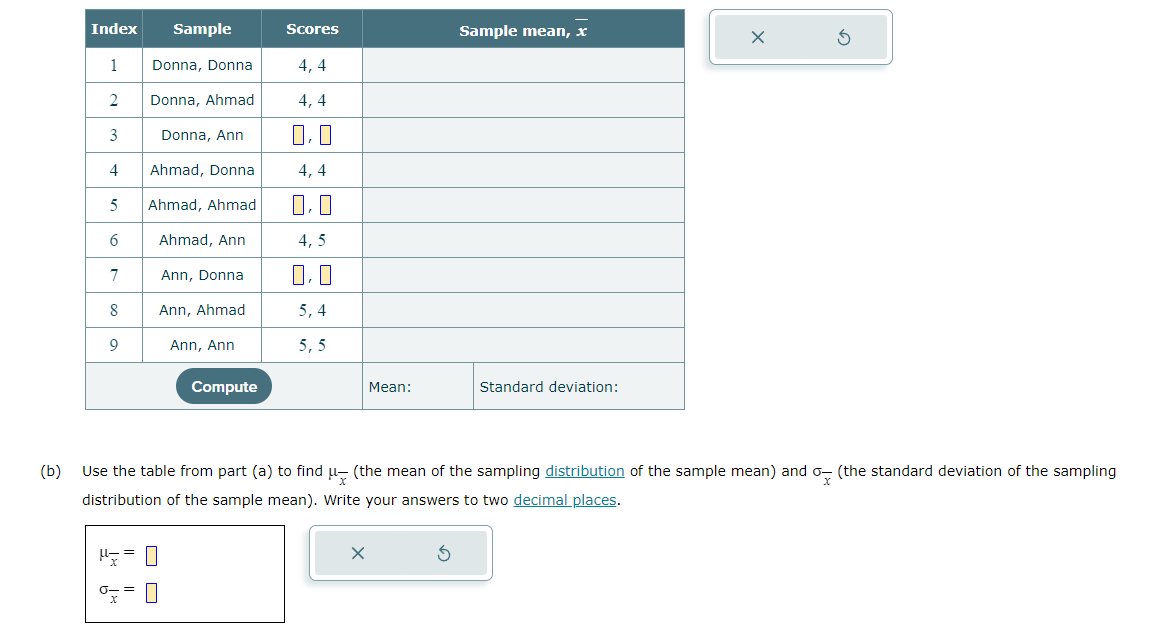 Solved Consider These Three Students To Be A Population. | Chegg.com