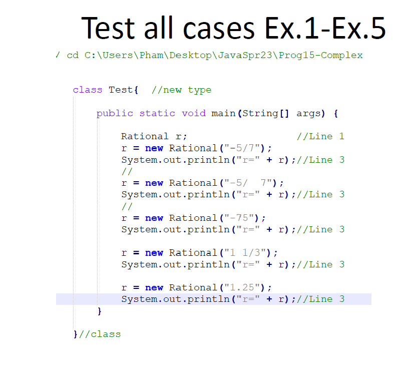 Solved We want to build a constructor for class Rational | Chegg.com