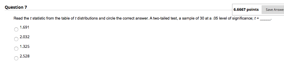 Solved Question 6 6.6667 points Save Answer Read the t | Chegg.com