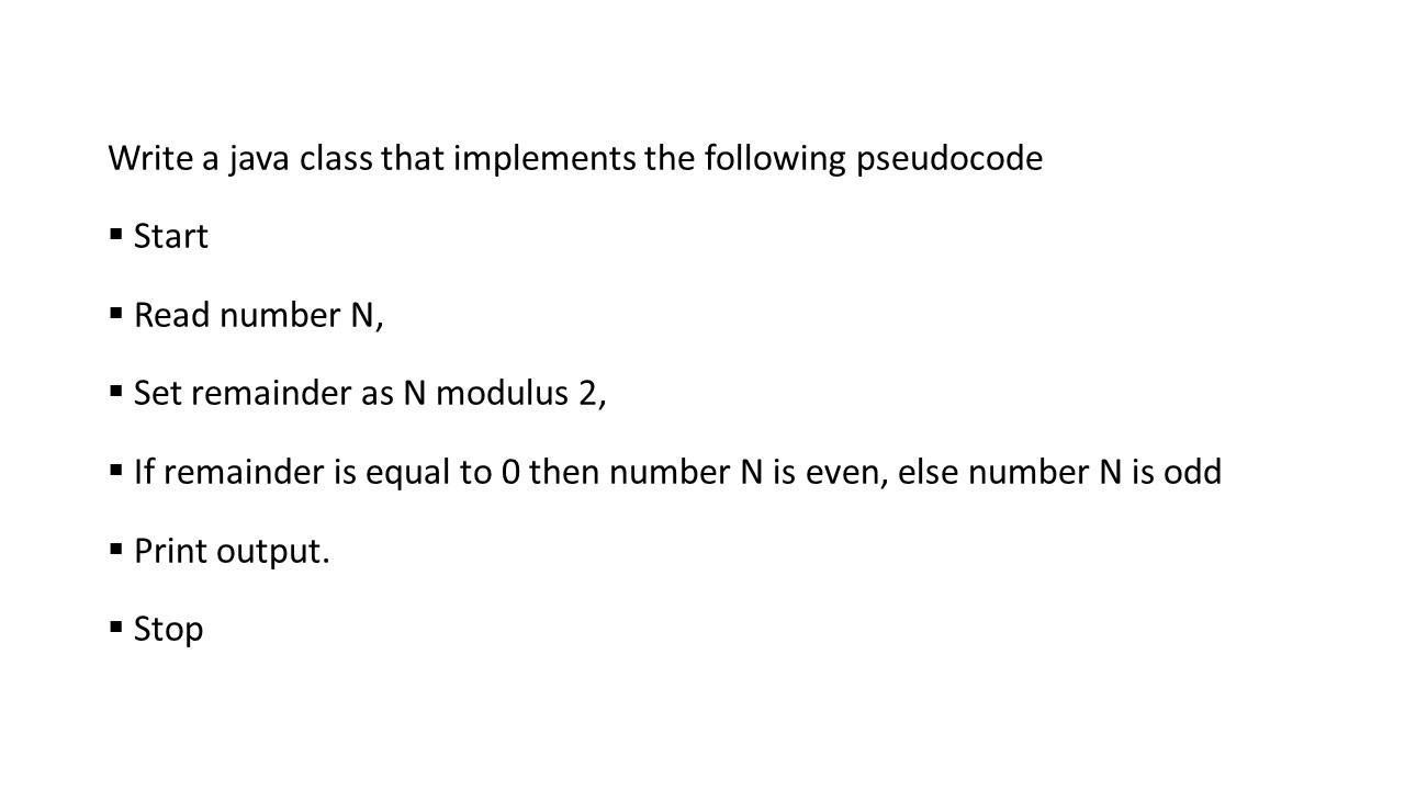 Solved Write a java class that implements the following | Chegg.com