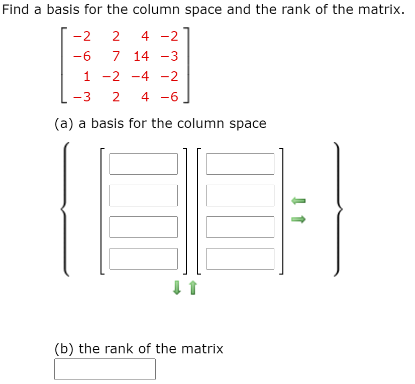 Solved Find a basis for the row space and the rank of the Chegg