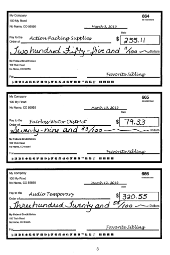 Solved Assume you have a checking account for your business. | Chegg.com