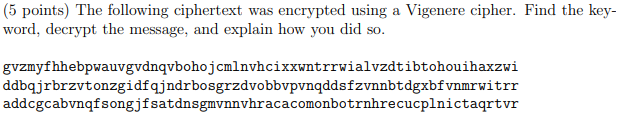 Solved Please make sure you explain how you got the keyword | Chegg.com