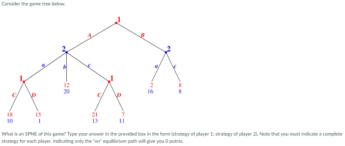 Solved Consider the game tree below. B a h a \C 12 20 2 16 8 | Chegg.com