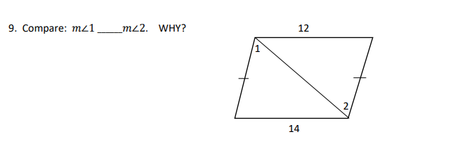 Solved In the figure below, compare the measurement of angle | Chegg.com