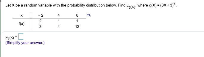 Solved Let X be a random variable with the probability | Chegg.com