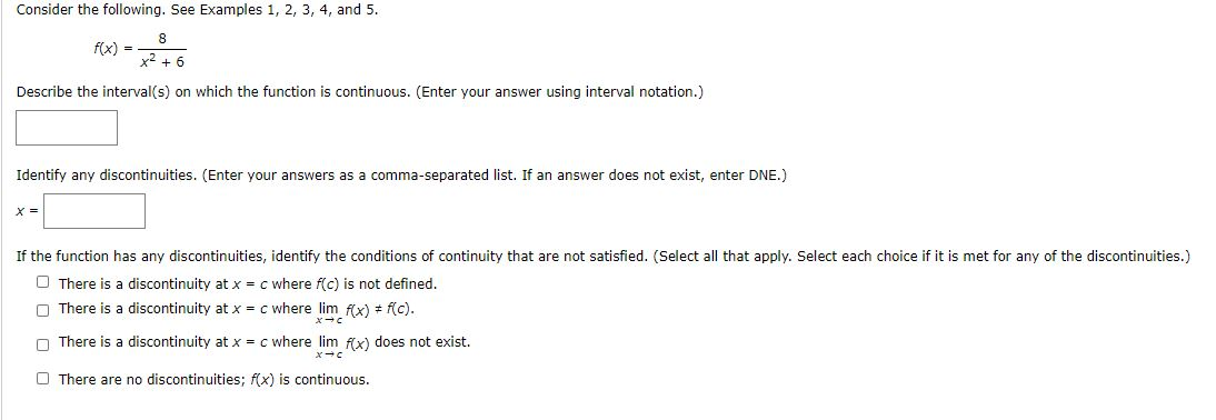 Solved Consider the following. See Examples 1, 2, 3, 4, and | Chegg.com
