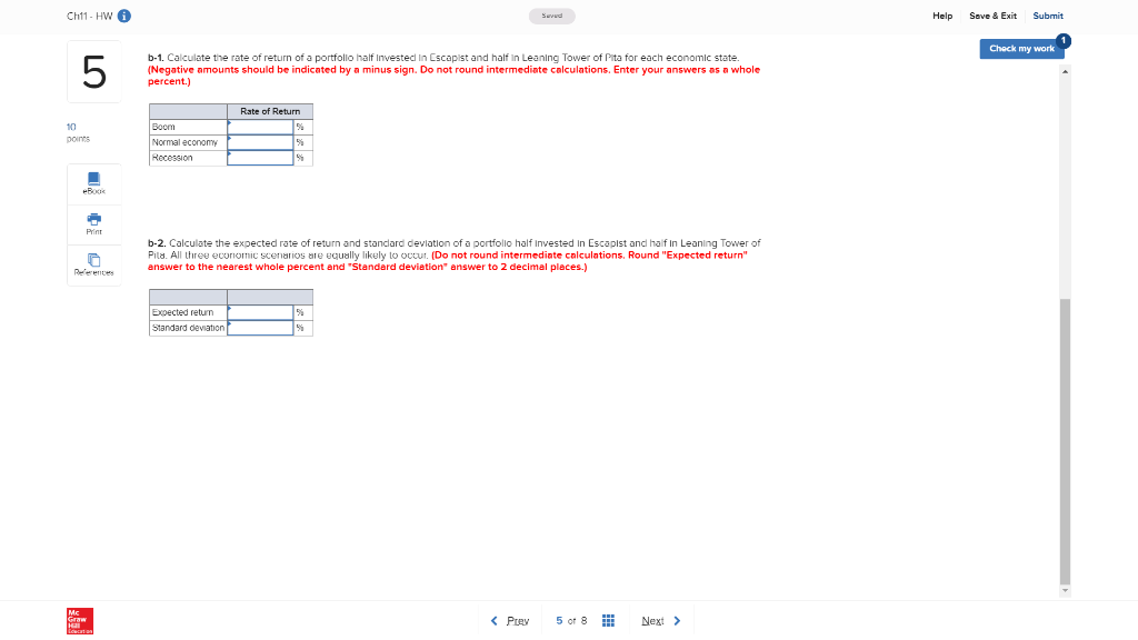 Solved Ch11 HW Help Save & Exit Submit Chack my work 5 | Chegg.com