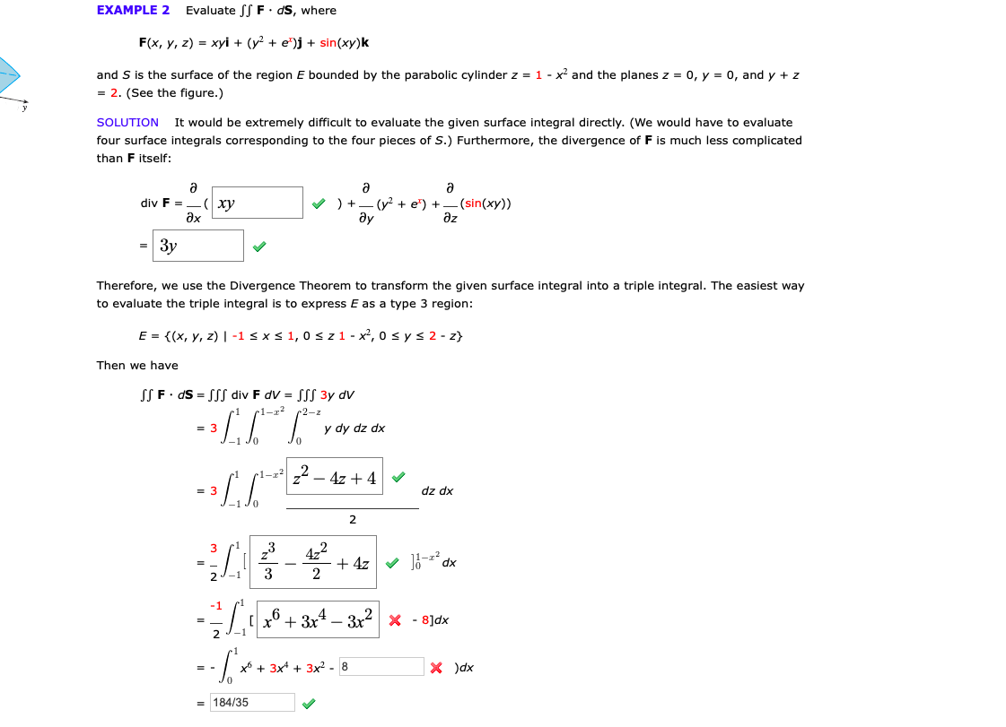 Solved Example 2 Evaluate Ssf Ds Where F X Y Z Xyi