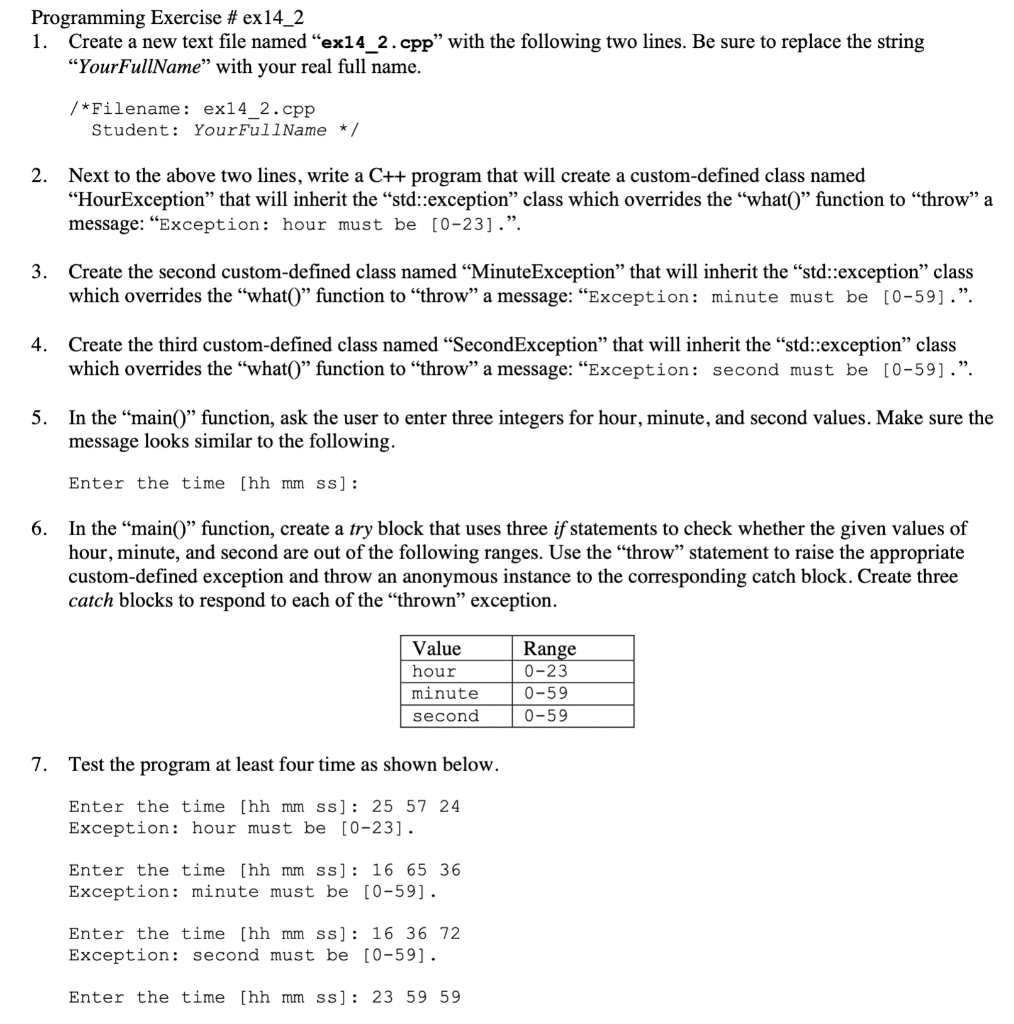 Solved Programming Exercise # Ex14 2 1. Create A New Text 