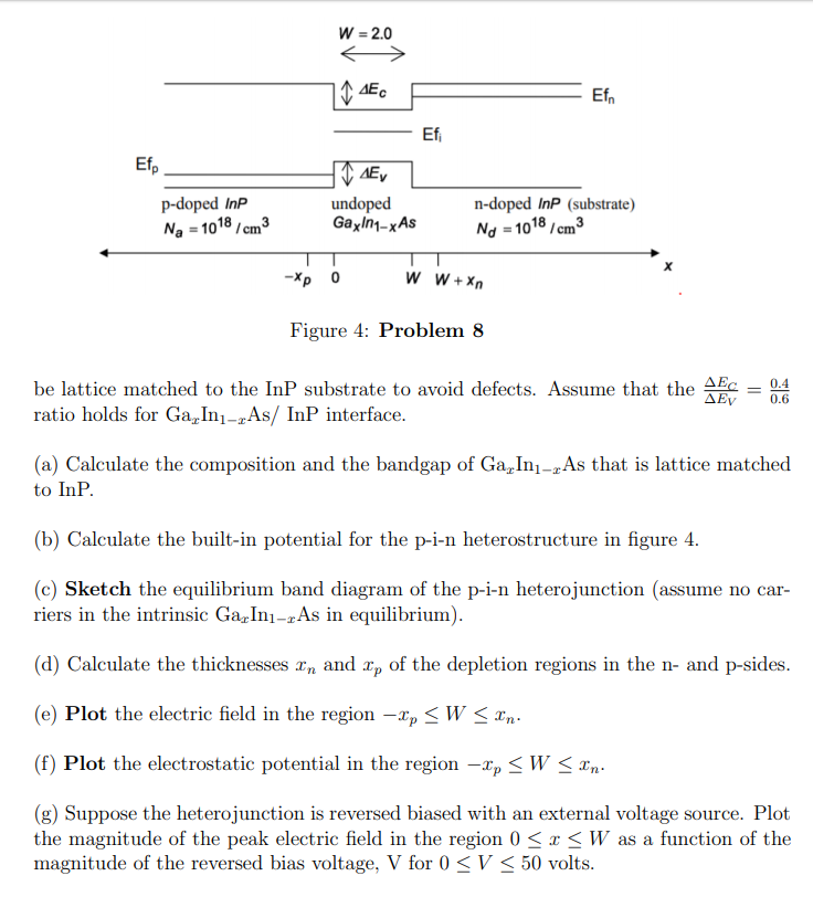 We Will Now Do Some Calculations On A Heterostruct Chegg Com