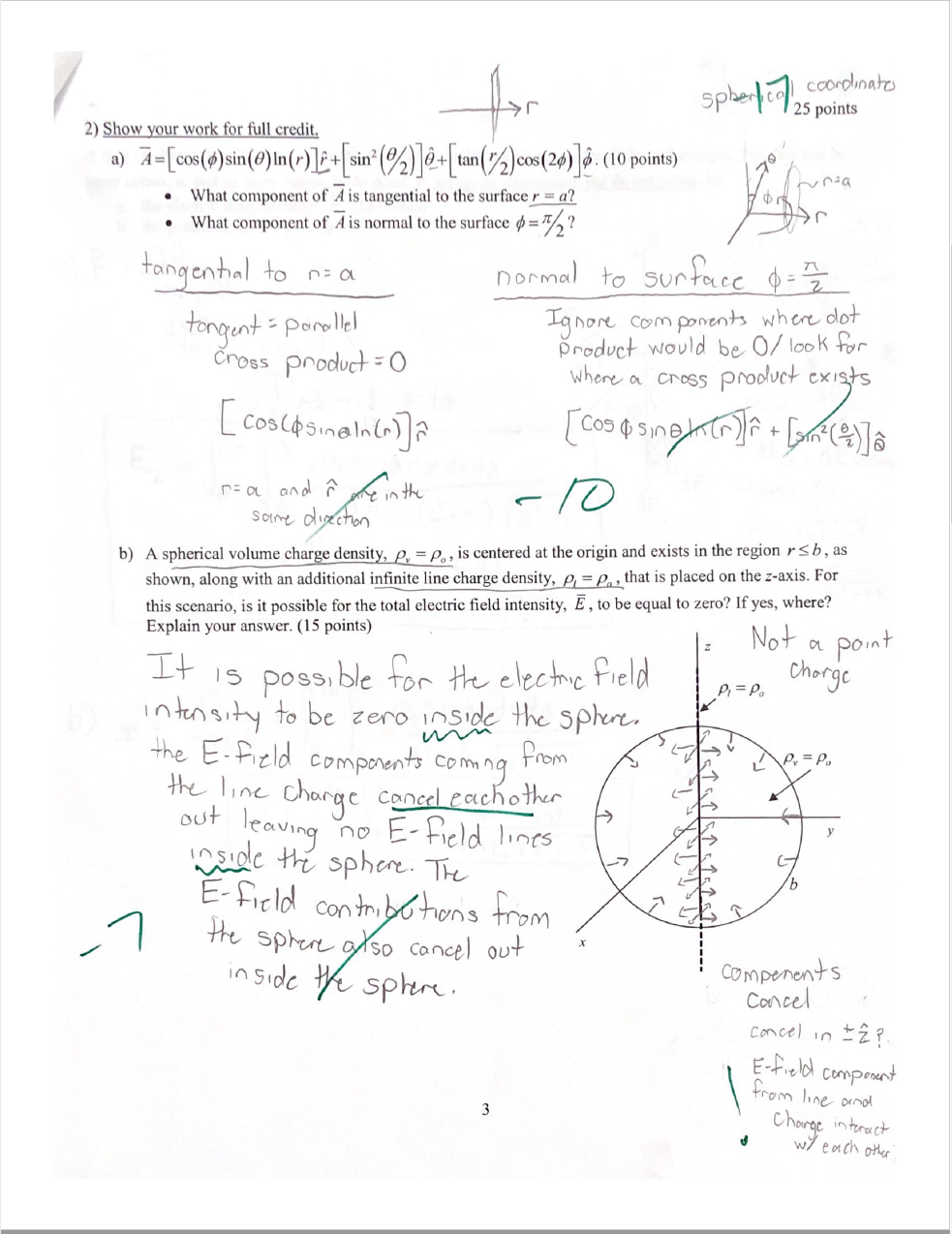 Solved Spherical Coordinates 2) Show Your Work For Full | Chegg.com