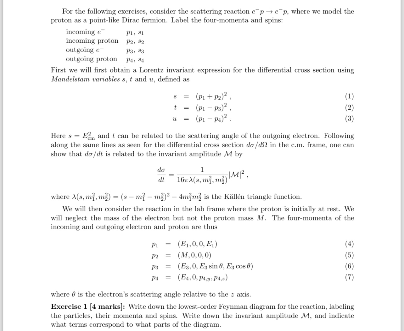 Solved For the following exercises, consider the scattering | Chegg.com