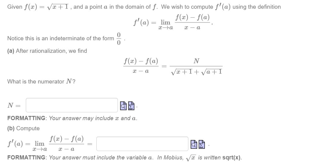 Solved Given f(x)=x+1, and a point a in the domain of f. We | Chegg.com