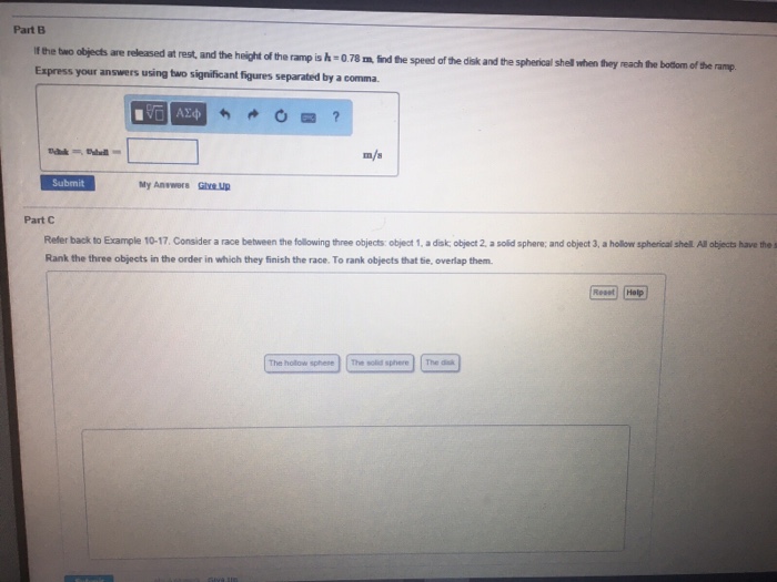 Solved If the two objects are released at rest and the | Chegg.com