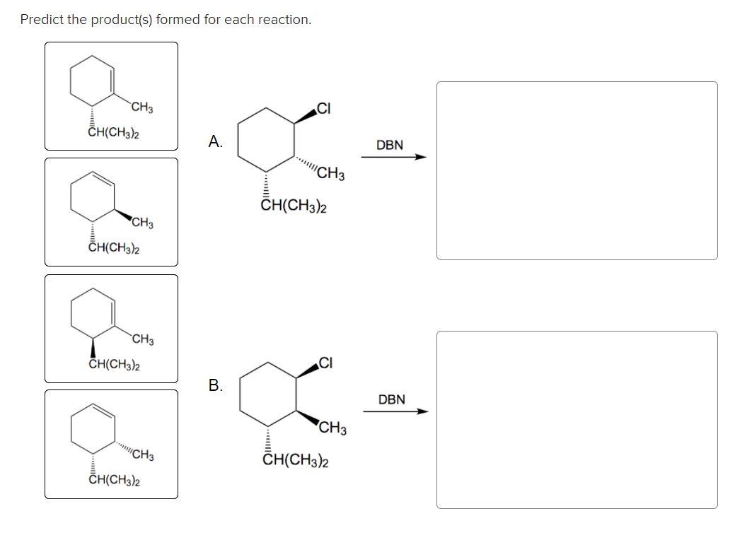 solved-predict-the-product-s-formed-for-each-reaction-ch3-chegg