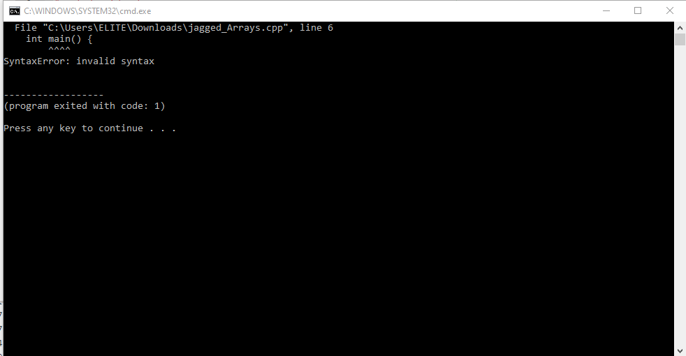 Solved I have a syntax error somewhere in this code, but I | Chegg.com