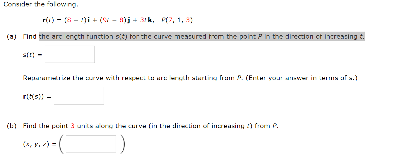 Solved Consider The Following. | Chegg.com