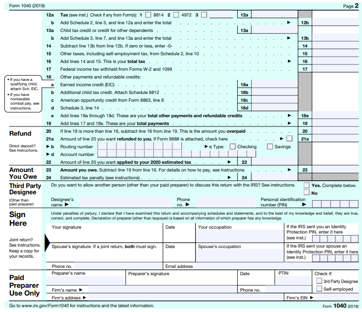 Solved Choosing and preparing an individual tax form. I an | Chegg.com