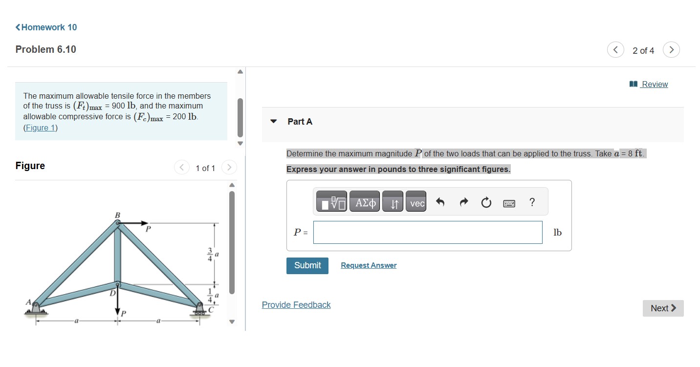 Solved Problem 6.10The Maximum Allowable Tensile Force In | Chegg.com