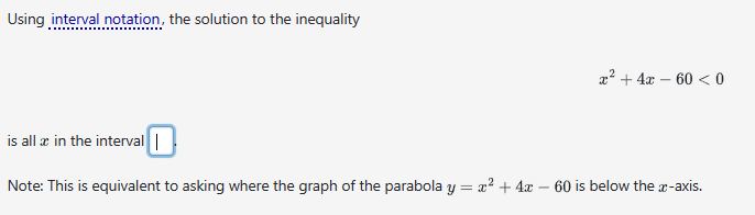 Solved Using Interval Notation, The Solution To The | Chegg.com