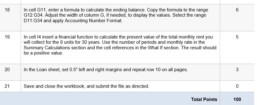 Step Instructions Points Possible Open | Chegg.com