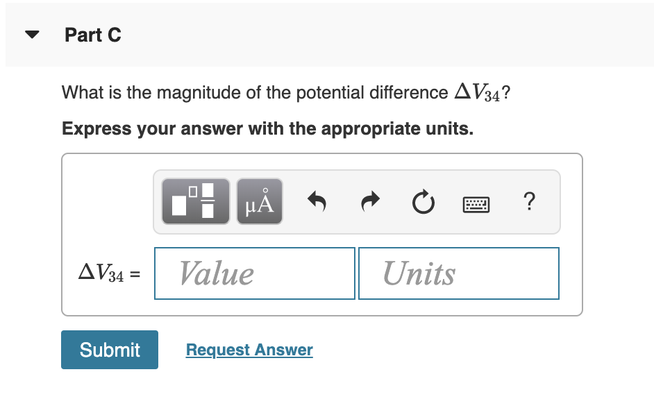 Solved Review Constants Consider The Potential Difference | Chegg.com