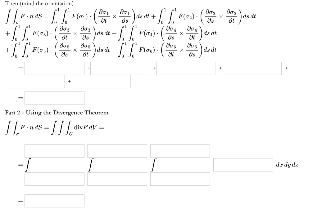 Solved - This problem will illustrate the divergence theorem | Chegg.com