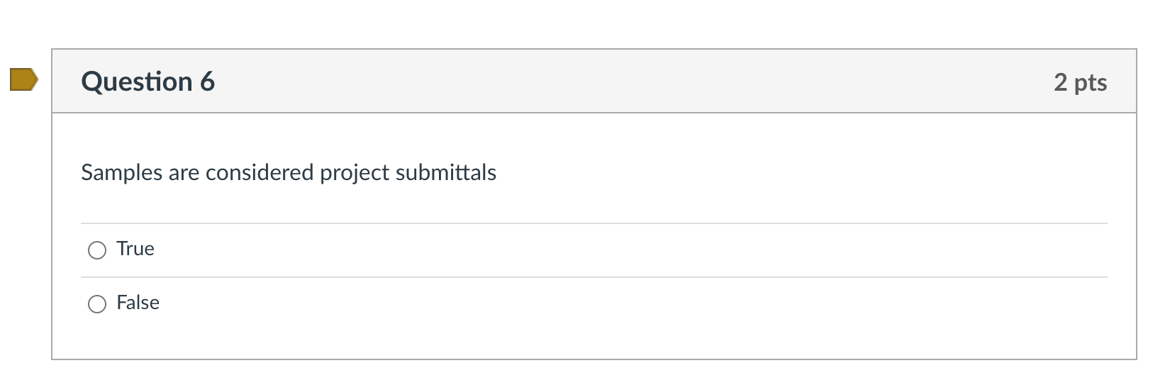 Solved Question 6 2 pts Samples are considered project | Chegg.com