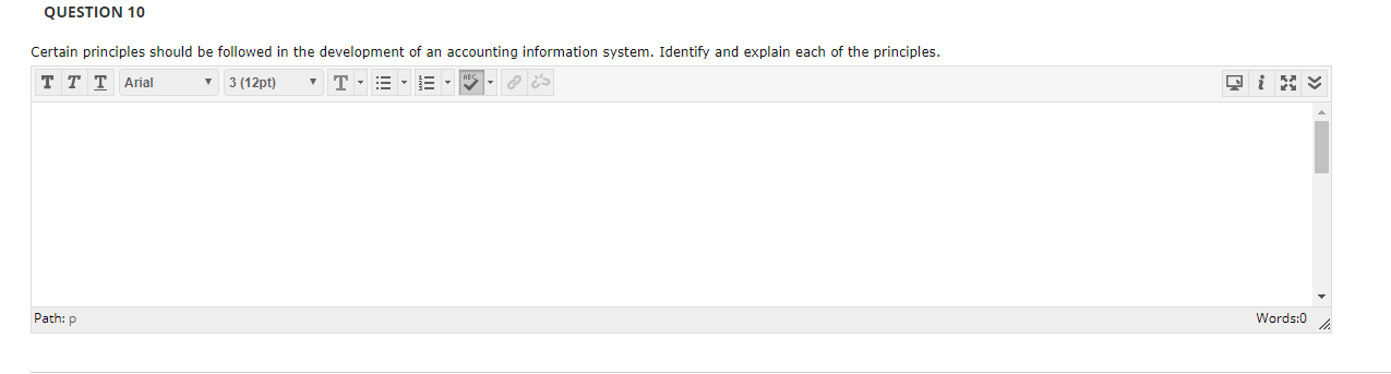 Solved QUESTION 10 Certain principles should be followed in | Chegg.com