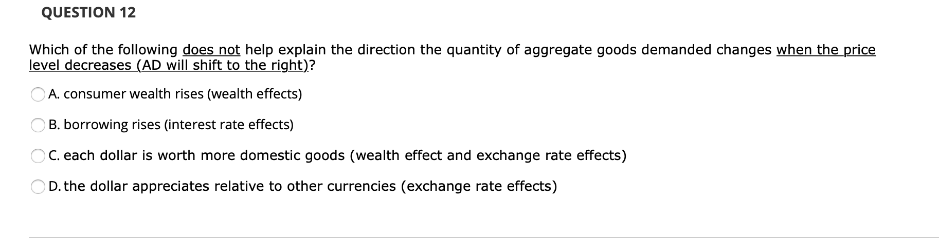 Solved QUESTION 12 Which of the following does not help | Chegg.com