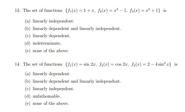 Solved Why is the answer for 13 A, and why is the answer for | Chegg.com
