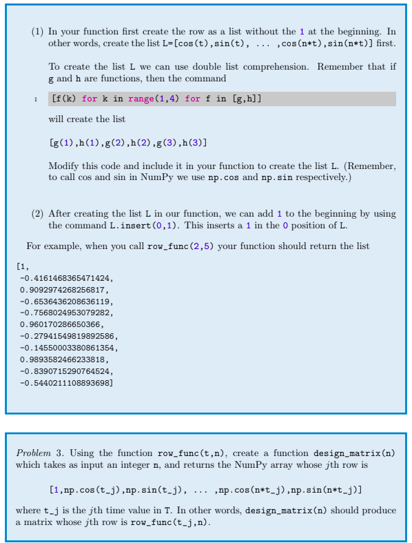 LAB 7 - LEAST SQUARES II 3 As we did last week, we | Chegg.com