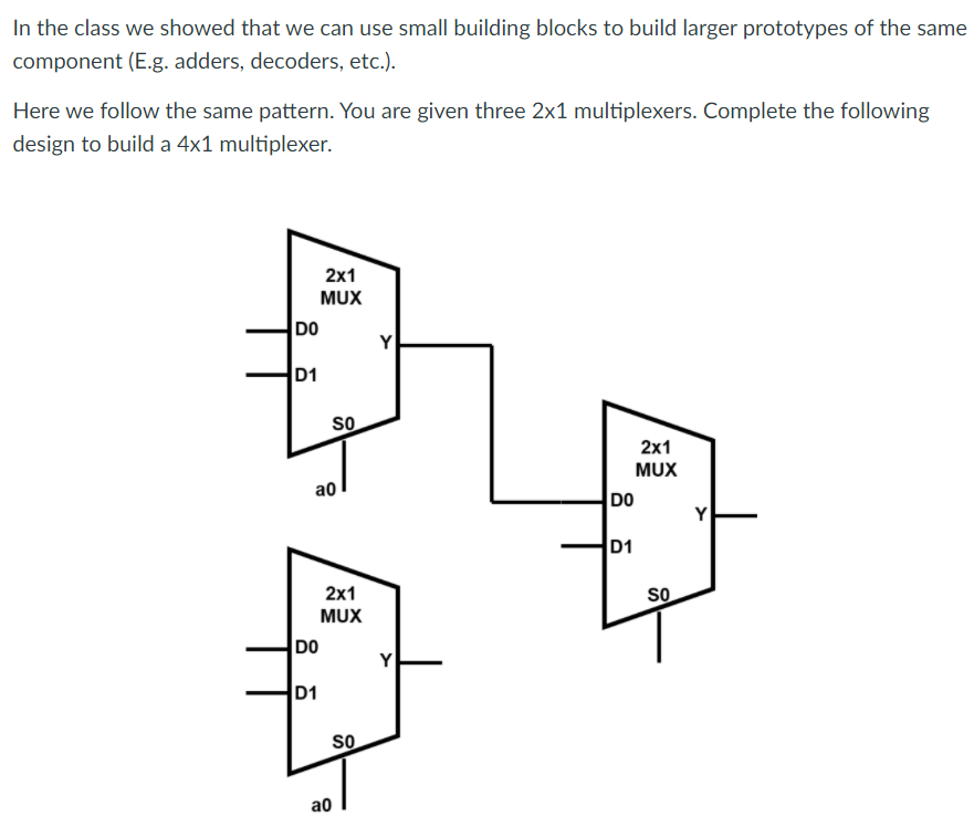 Solved In the class we showed that we can use small building | Chegg.com