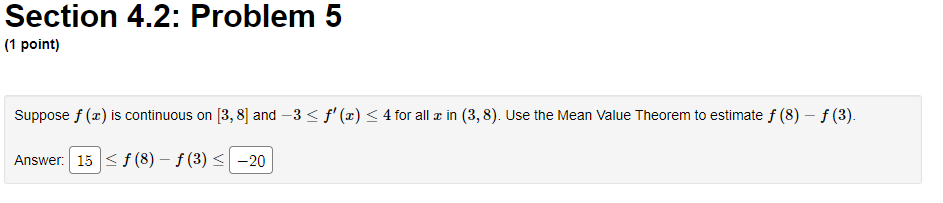 Solved Section 4.2: Problem 4 (1 point) Consider the | Chegg.com