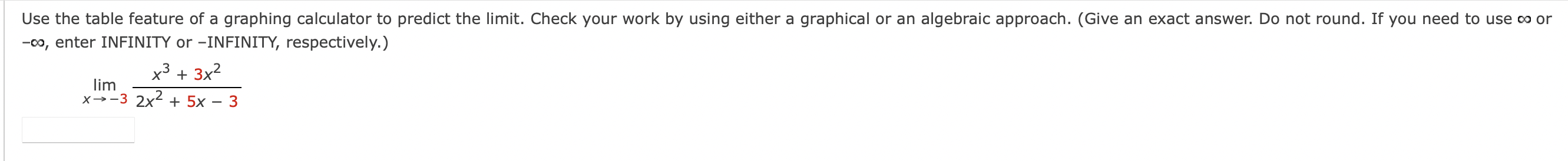 Solved −∞, enter INFINITY or -INFINITY, respectively.) | Chegg.com