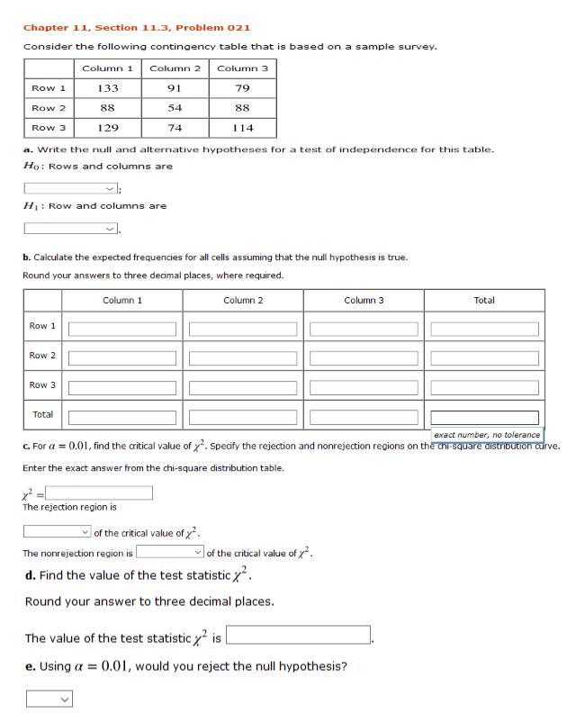 Solved Chapter 11, Section 11.3, Problem ozi Consider the | Chegg.com