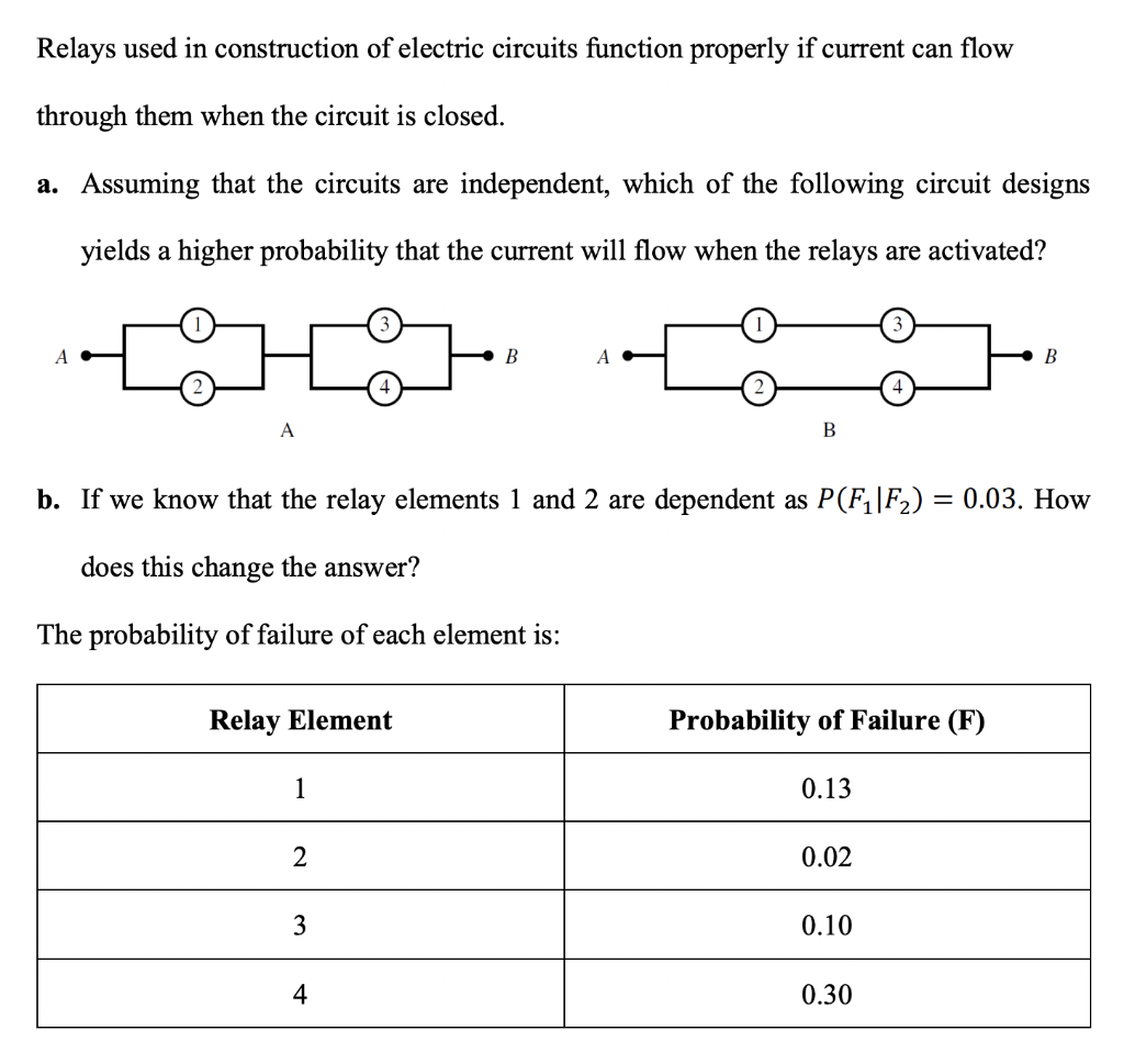 Solved Relays Used In Construction Of Electric Circuits | Chegg.com