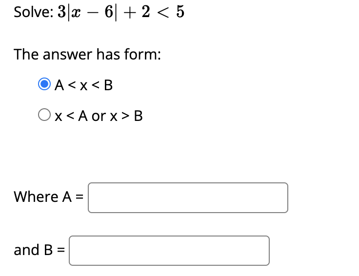 Solved Solve: 3|2 – 61 + 2