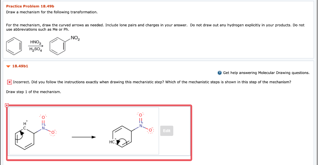 Solved Practice Problem 18.49a Draw a mechanism for the | Chegg.com
