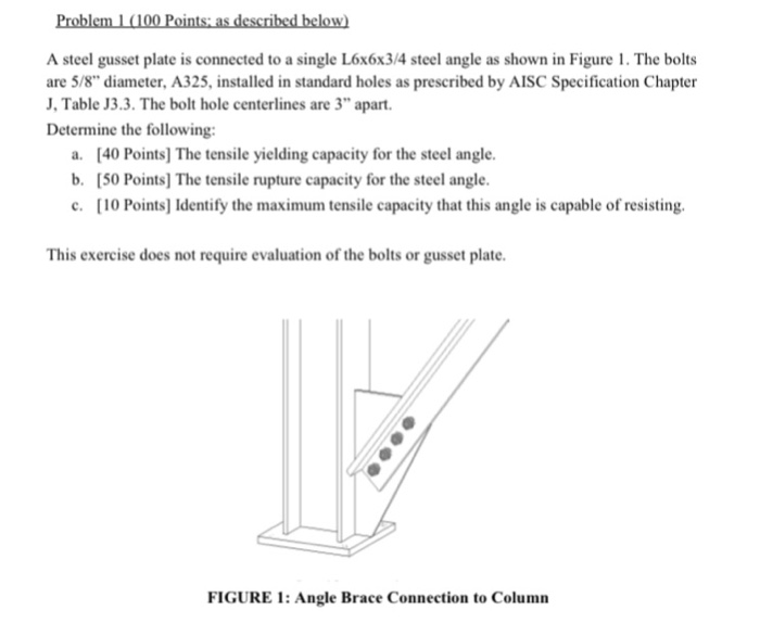 Solved Problem 1 100 Pointsas Described Below A Steel Chegg