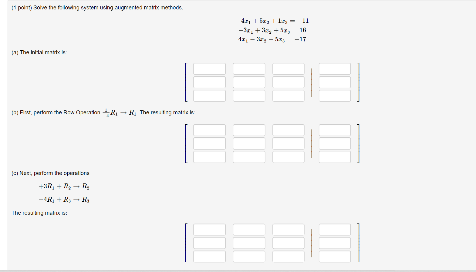 solved-1-point-solve-the-following-system-using-augmented-chegg
