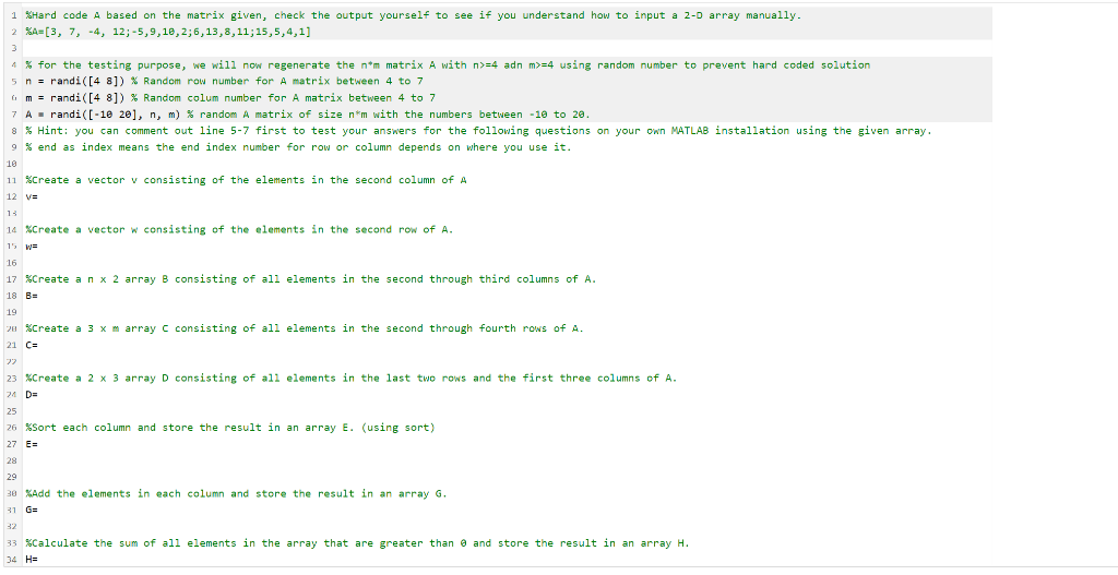Solved A=⎣⎡3−561579135−41084122111⎦⎤ For testing purpose, we | Chegg.com