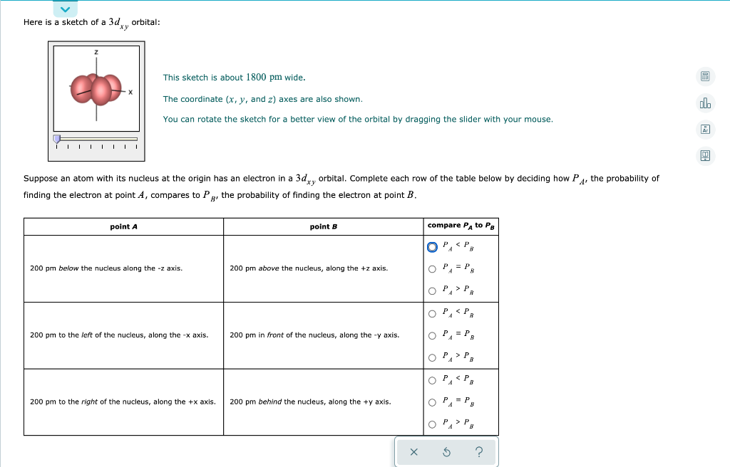 Solved Suppose An Atom With Its Nucleus At The Origin Has Chegg Com