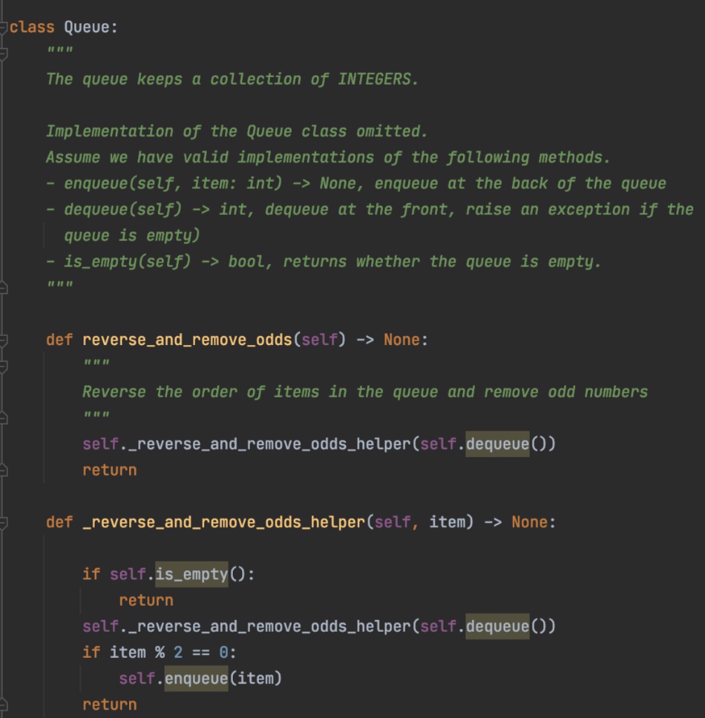 Below is an attempt to implement a | Chegg.com