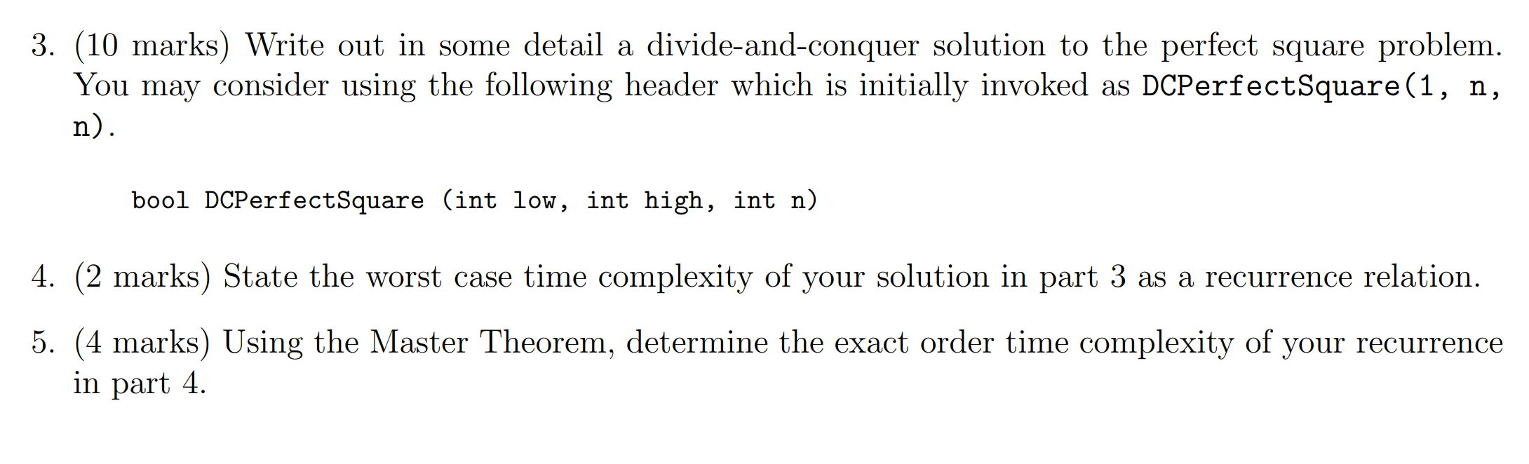 Solved 3. (10 marks) Write out in some detail a | Chegg.com