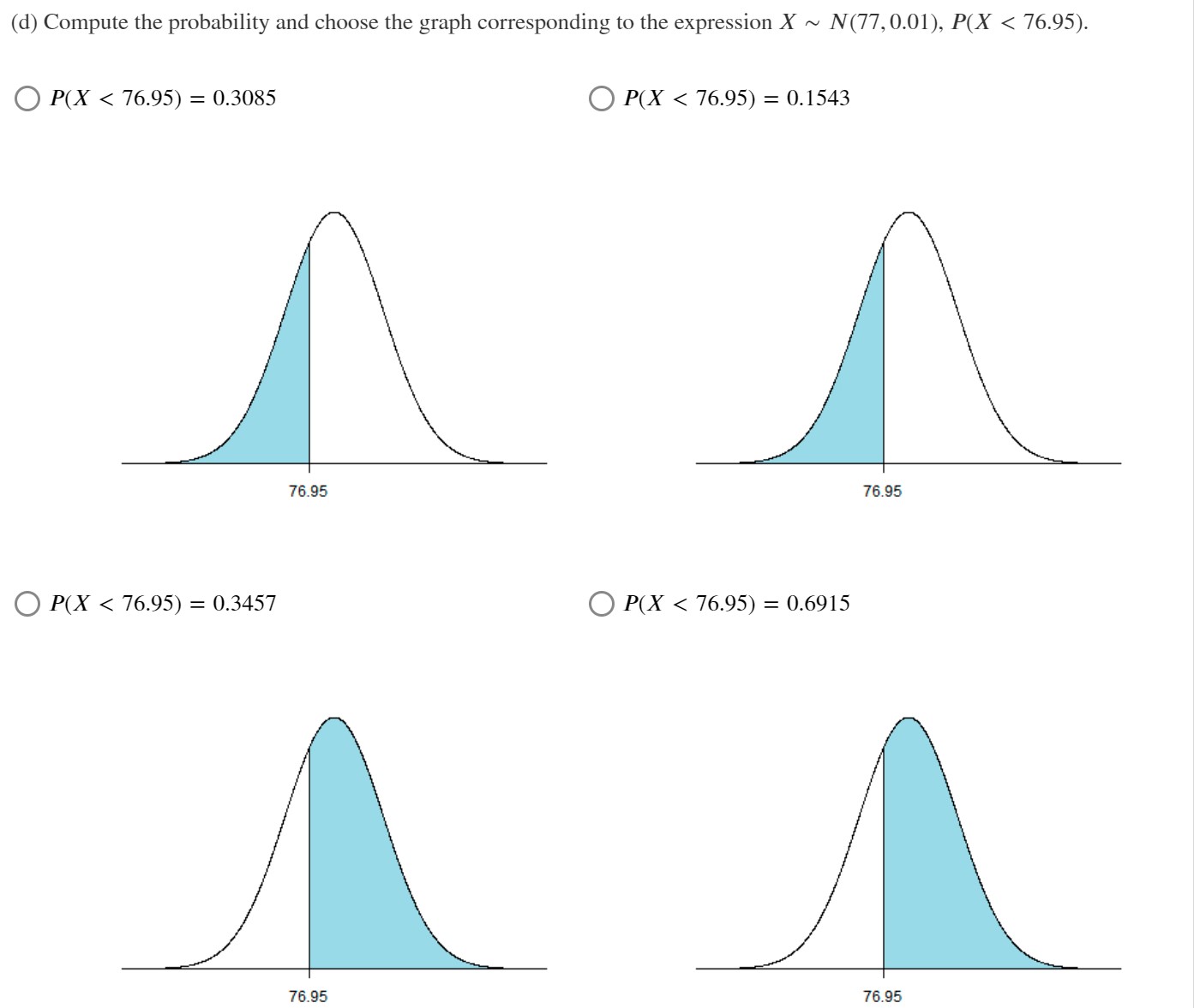 Solved Use technology to compute each probability and choose | Chegg.com